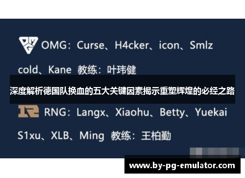 深度解析德国队换血的五大关键因素揭示重塑辉煌的必经之路 深度解析德国队换血的五大关键因素揭示重塑辉煌的必经之路